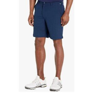 Adidas Men’s Navy Blue Golf Shorts Size 32 Lightweight Polyester Blend With Pock